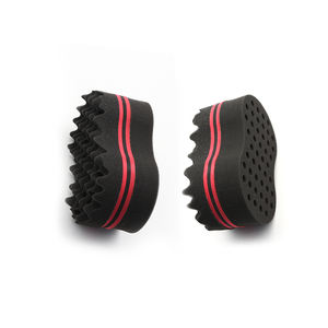Esponja de espuma para rastas torcidas de dos caras grande, esponja para el cabello, cepillo para rizos torcidos, esponja de pelo rizado Natural para hombre negro - Product Image 6