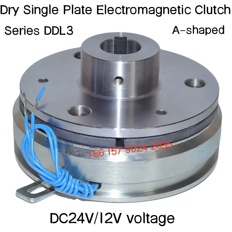 DDL3 Electromagnetic clutches with fast response DC12V/24V for active and driven coupling and disengagement with high quality