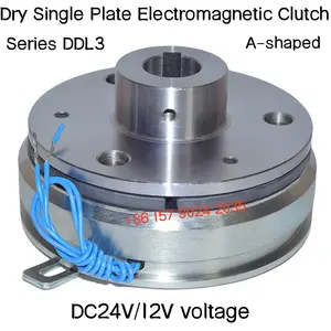 DDL3 Electromagnetic Clutches With Fast Response DC12V/24V For Active And Driven Coupling And Disengagement With High Quality