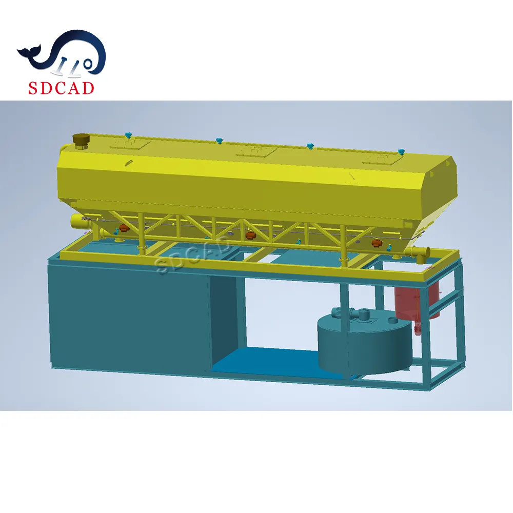 SDCAD العلامة التجارية CE & ISO شهادة مشغل مصنع الجص وقت خلط الخرسانة في من من من من من من الخارج