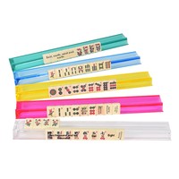 Règle de Mahjong Américaine Sacrée Impériale et Règle de Rangée 405 cm en Plastique Édition Compacte avec Support de Rangement