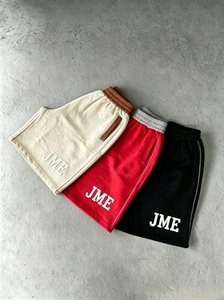 Shorts Bermuda en Coton Uni pour Homme, Taille Mi-Haute Élastique avec Poches, Décontracté, Tricoté et Respirant - Product Image 3