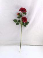 Künstliche PE-Rosen Rote Blumen Hochwertige Simulation Handgefertigt Moderner Stil für Hochzeit Valentinstag Neujahr Dekoration