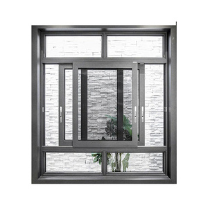 Finestre Scorrevoli Moderne in Alluminio a Doppio Vetro Insonorizzate per Balconi e Case con Taglio Termico - Product Image 2