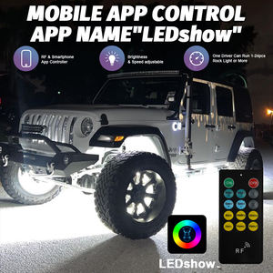 किंगशोस्टार क्लासिकल dc12v स्विचबैक को उन्नत सिलिकॉन भरने के लिए 15/17/20 इंच ठोस सफेद 10 पंक्ति व्हील लाइट - Product Image 3