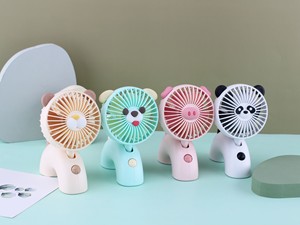 Cầm tay có thể sạc lại USB sinh viên nhỏ ký túc xá Dễ thương Máy tính để bàn Panda Pig hình dạng phim hoạt hình <span class=keywords><strong>Mini</strong></span> <span class=keywords><strong>Fan</strong></span> - Product Image 3
