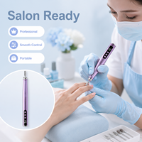 VantrendBeauty Stylo de manucure sans fil pour débutants Menghe, 5 vitesses, kit populaire de ponceuse électrique, ensemble de brosses correctrices pour manucure et pédicure
