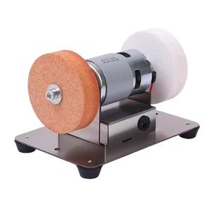Meuleuse de table électrique 220V, mini-polisseuse de table pour usage général, avec deux roues et vitesse variable - Product Image 3