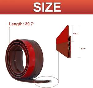 Tira <span class=keywords><strong>de</strong></span> Sellado <span class=keywords><strong>de</strong></span> Silicona Impermeable para Puertas, Protección Contra Polvo, Insectos, Sonido y Corrientes <span class=keywords><strong>de</strong></span> Aire, Resistente a Altas Temperaturas - Product Image 3