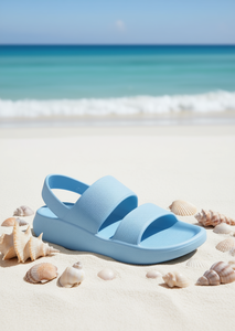 Sandali EVA a Doppia Fascia 26 Comodi Scarpe Estive Piatte da Donna - Product Image 2