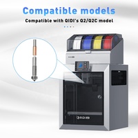Nozel Integrasi Penghapusan Cepat Printer 3D Nozel Keramik Terintegrasi Bimetalik untuk QIDI Q2 Q2C