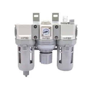 CKD Filter Pengatur Tekanan Prosesor Sumber Udara Tipe Triplet C1000-01/C2000-02/C3000-03