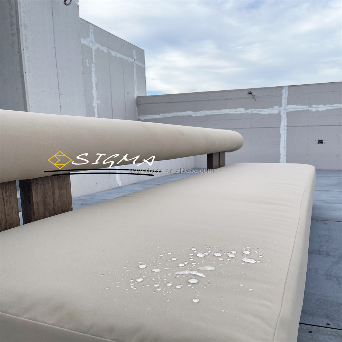 New Design Upholstery Patio Sofas Luxury Teak Sofa Set Patio Furniture Set Garden Sofa Sets Outdoor Furniture