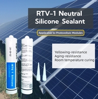 Rtv-1 résistance à l'âge fixation boîte de jonction adhésif Rtv Module solaire mastic énergie solaire mastic pour Module photovoltaïque