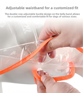 Impermeabile Trasparente per Cani di <span class=keywords><strong>Piccola</strong></span> e Media Taglia, Corgi, Shih Tzu, <span class=keywords><strong>Cuccioli</strong></span> - Product Image 6