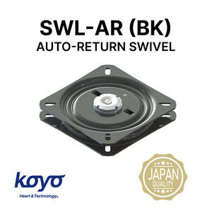 Plaque pivotante moderne KOYO à rotation silencieuse et fluide, performance supérieure, durabilité, retour automatique pour meubles - Product Image 1