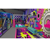 Centre sportif familial commercial, équipement de parc d'aventure personnalisé, aire de jeux intérieure pour enfants