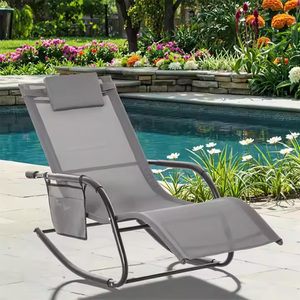 Outdoor Patio Zero Gravity Chair <strong>Garden</strong> Beach Lounger Sun <strong>Recliner</strong> for Hotel Living Room Courtyard Bedroom School - Product Image 4