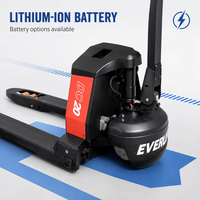 Transpalette électrique Everlift ELEP-YLI 1,5 tonne 2 tonnes, batterie lithium 48V, prix usine, fabrication OEM HELI