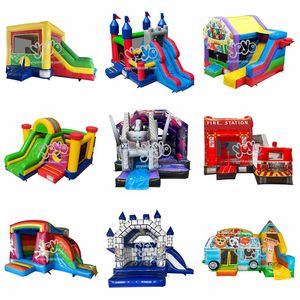 Grand château gonflable intérieur et extérieur, trampoline pour enfants, toboggan, château gonflable extérieur pour centre commercial, personnalisation - Product Image 4