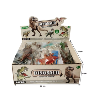 Ensemble de modèles de dinosaures réalistes en PVC écologiques, jouets éducatifs pour la petite enfance, jouets cognitifs, figurines d'animaux en résine - Product Image 5