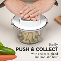 Hachoir à légumes et mandoline de cuisine avec récipient, coupe-légumes, hachoir à oignon, coupe-tomates, trancheuse à fruits