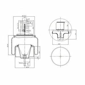 Soffietti, Sospensioni Pneumatiche Adatte per IVECO 290.1.393 Molle ad Aria - Product Image 1