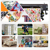Imprimante textile grand format Fedar de haute qualité à 4 têtes 1,9 m, imprimante textile professionnelle pour vêtements