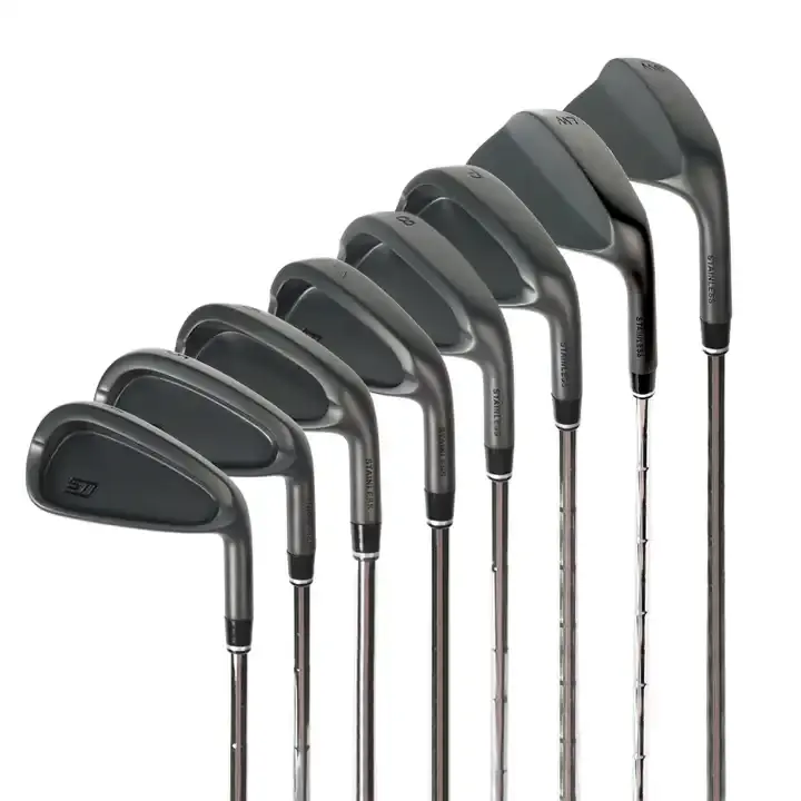 New Arrival Black premium right left handed custom golf iron set golf clubs golf irons