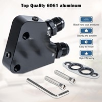 Kit d'adaptation du refroidisseur d'huile moteur - Compatible avec GM LS LS1 LS2 LS3 LS6 LS7 LS9