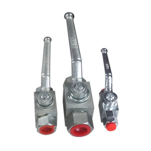 Robinet à bille haute pression avec filetage interne : G1/4-G3/8-G1/2, G3/4/1 pouce, Robinet à bille hydraulique britannique haute pression. - Product Image 4