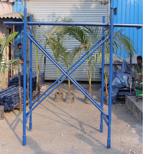 Trending Products 2025 New Arrivals 1219x1930mm Heavy-Duty Scaffold <b>Ladder</b> Walk Through Movable Mason <b>Ladder</b> Frame Scaffolding - Product Image 2