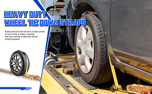 Bộ dây đeo Polyester nặng với móc thép. Để kéo/phục hồi an toàn. Gia cố khâu tải tối đa 16,200 lbs - Product Image 6