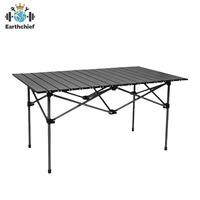 Table pliante portable en métal Yutang, idéale pour le camping, les pique-niques et les barbecues – Nouveauté très demandée