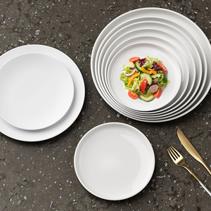 Service de vaisselle en céramique haut de gamme au design moderne, assiettes de luxe pour fruits, combinaison de vaisselle de table légère et élégante pour la maison - Product Image 1