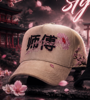 Casquette de baseball brodée 5 panneaux en daim de qualité G5 OEM/ODM, modèle Dandi Hats X Sad Boyz, pour hommes, Gorras the Beard Hats, Barbas Hats