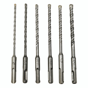6 pz <span class=keywords><strong>SDS</strong></span> Plus gambo doppio Slot in muratura trapano a martello Set 4mm diametro 8mm in carburo per cemento grande roccia martello - Product Image 3