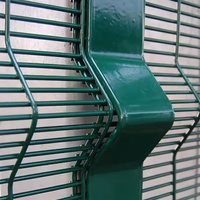 Clôture de sécurité anti-escalade standard 358, panneau en maille de fer galvanisé durable, montage facile, utilisation agricole et industrielle