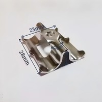 Système de fixation dissimulé en acier inoxydable résistant au sel pour terrasses en bois, bambou, plastique composite WPC pour l'extérieur
