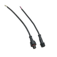 Câble Connecteur Étanche M15 3 Broches Mâle-Femelle, Connecteur Électrique 3 Broches, Câble LED pour Bandes Lumineuses LED Extérieures