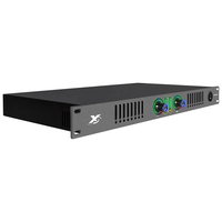 Amplificateur de puissance numérique audio de classe D 450W*2 pour KTV, club de musique, amplificateur de classe D à deux canaux, lumières LED