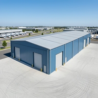 Entrepôt logistique préfabriqué en structure métallique, atelier, bâtiment industriel, bâtiment commercial, entrepôt en structure métallique