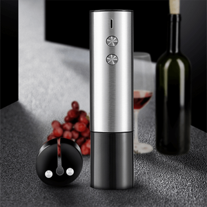Biểu tượng tùy chỉnh thép không gỉ Tự động USB sạc điện <span class=keywords><strong>Wine</strong></span> Bottle Opener <span class=keywords><strong>Set</strong></span> - Product Image 4