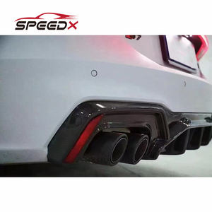 Pour Audi A7 S7 mise à niveau <span class=keywords><strong>ABT</strong></span> Style diffuseur de carbone Kit de carrosserie 19-25 A7 S7 fibre de carbone <span class=keywords><strong>ABT</strong></span> pare-chocs arrière diffuseur - Product Image 2