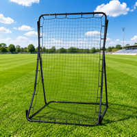 Filet de rebond pliable d'extérieur en acier KD 180*122cm pour entraînement de baseball et de football en extérieur