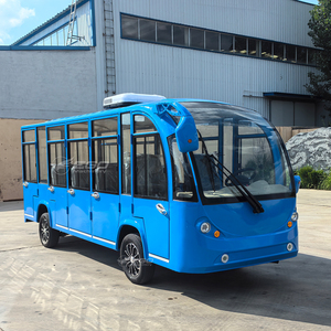 Bus touristique bleu, navette, voiture personnalisée, 14 passagers, vente directe d'usine, bus scolaire pour les visites de la ville - Product Image 3