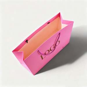 Sac en papier de supermarché personnalisé recyclable pour le marché américain avec livraison rapide, sac de shopping écologique en kraft avec poignées en corde - Product Image 2