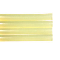 Vente directe usine – Bâton de colle thermofusible EVA écologique 11 mm jaune transparent pour caoutchouc, bois, plastique, mousse – ODM/OEM