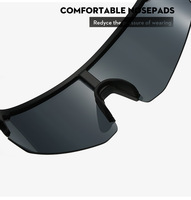 Gafas de Sol Deportivas con Lente Polarizada Fotocromática de Una Pieza, Protección UV400, para Ciclismo, Senderismo y Actividades al Aire Libre, con Logotipo Personalizado OEM