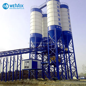 Planta dosificadora de hormigón HZS120 Planta dosificadora de hormigón estacionaria Planta de hormigón de mezcla lista Mezcladora de hormigón alimentada por Correa - Product Image 1